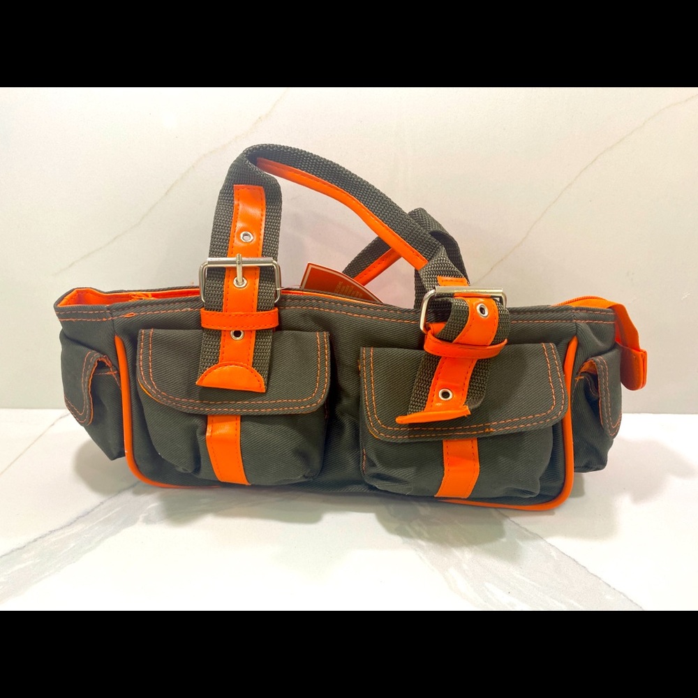 Military green mini bag